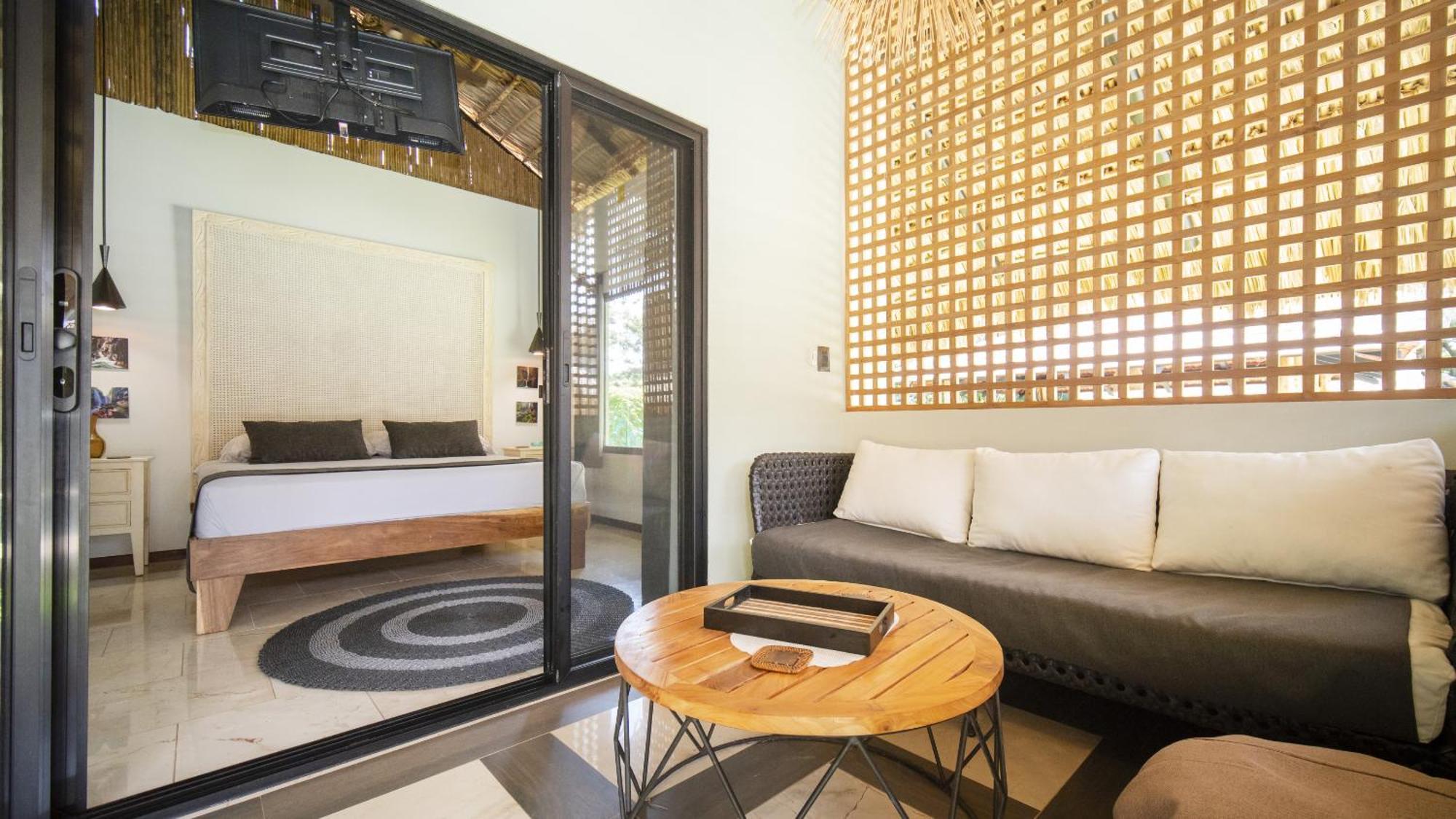 La Quebrada Eco Lodge Hotel Boutique Potrero  Rum bild